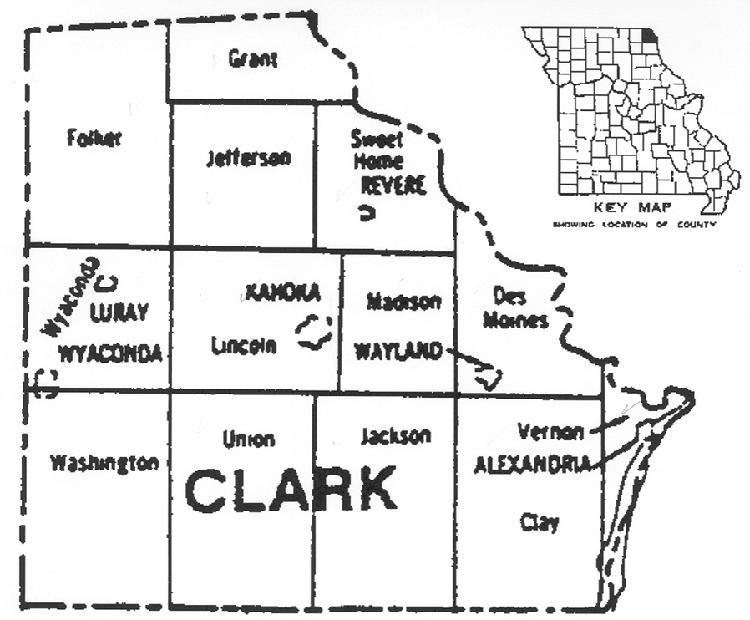Clark County Township Map